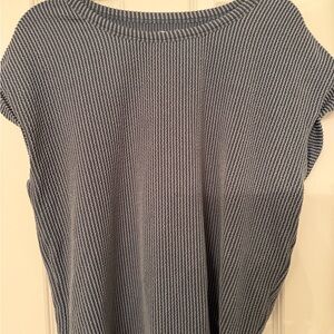 Maurices Striped gray on gray Women's Top